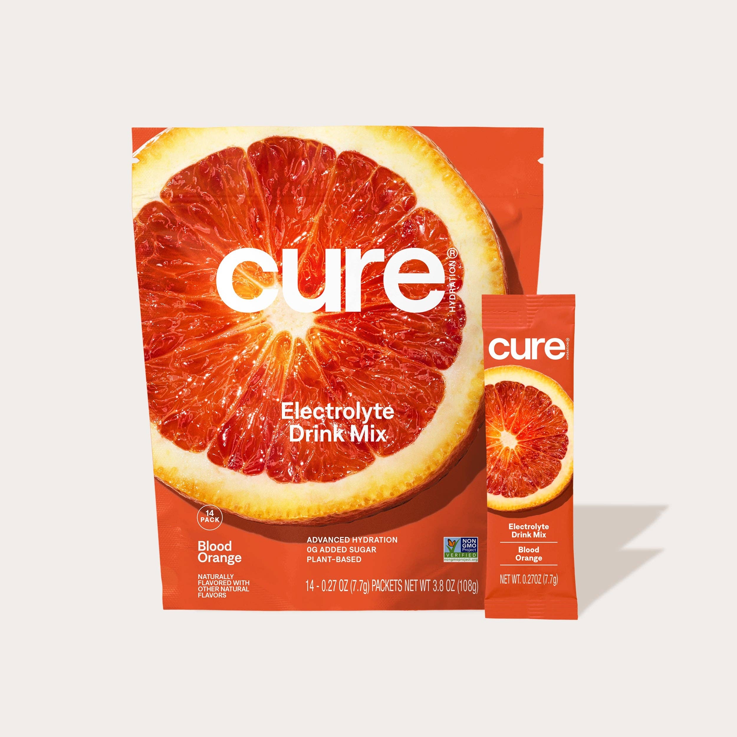 Cure Hydrating Electrolyte Drink Mix in Blood Orange