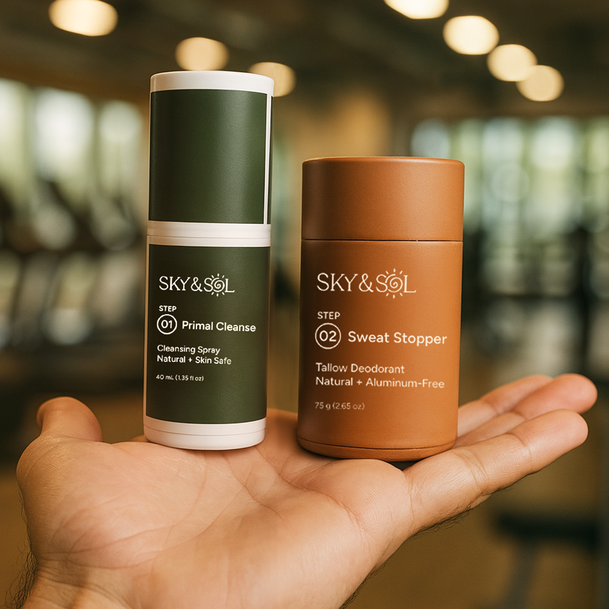 Two-Step Freshness Formula – Natural Deodorant System