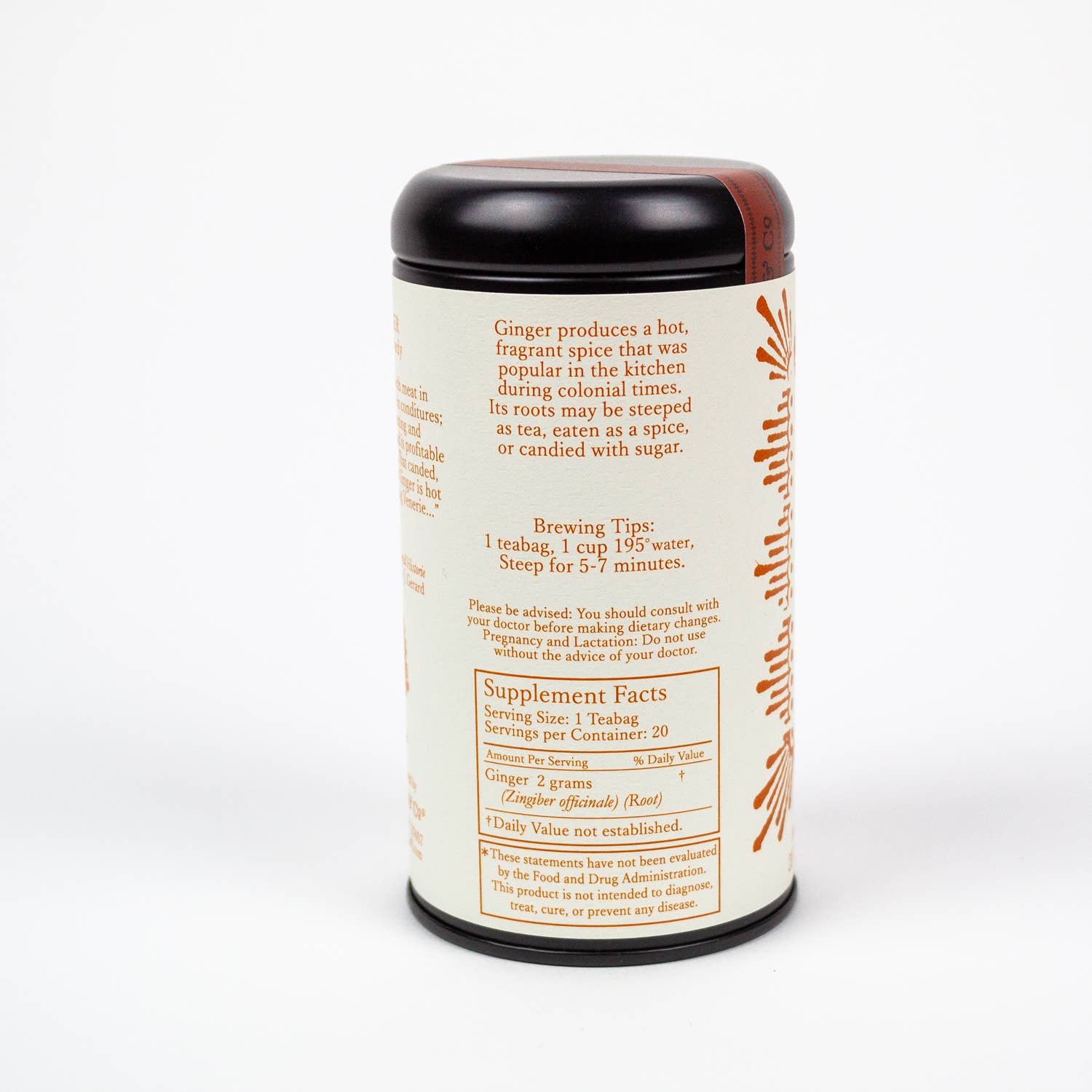 Ginger Tea - Colonial Remedies No. 5