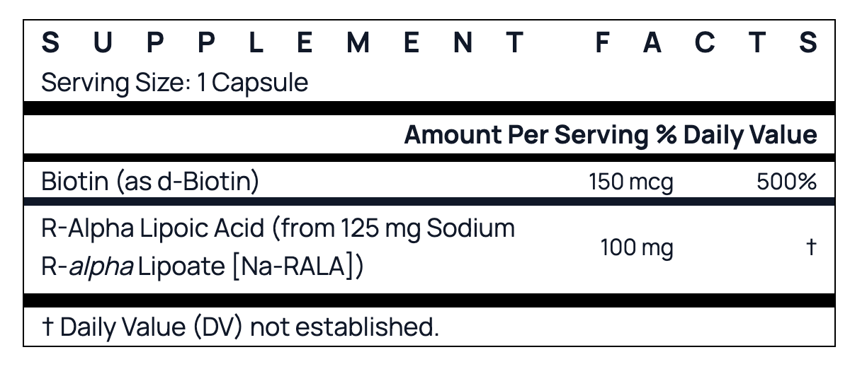 R-Alpha Lipoic Acid