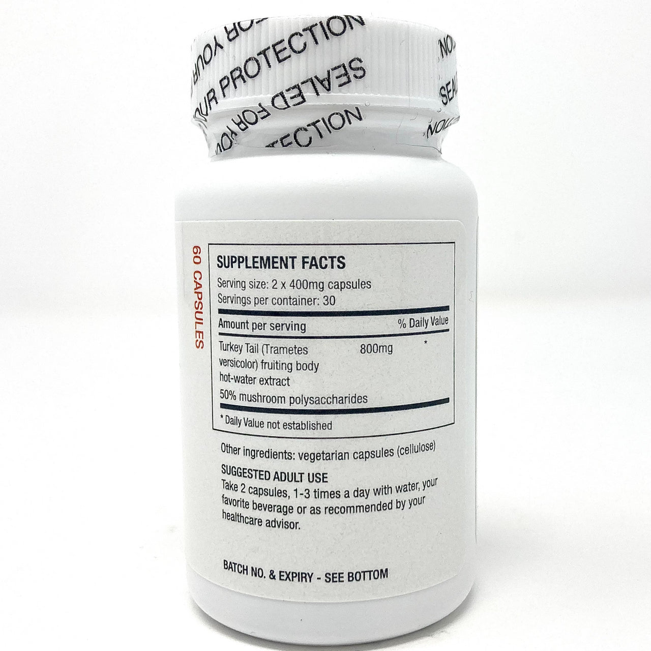 Coriolus - Turkey Tail Mushroom - Capsules