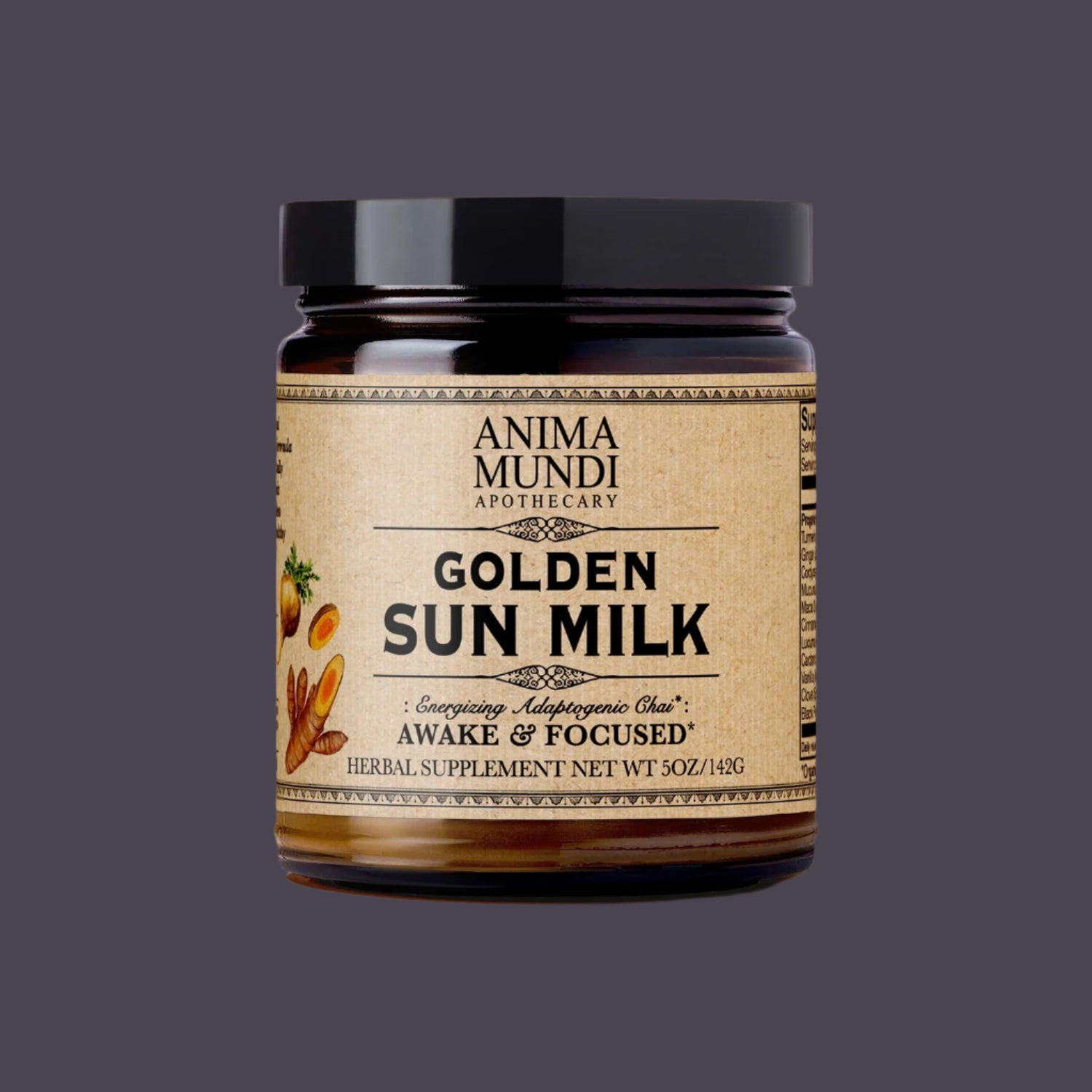 Golden Sun Milk | Energizing Adaptogenic Chai