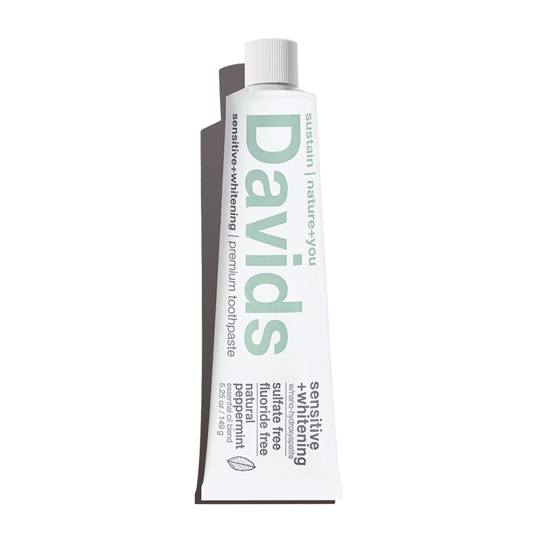 Davids Sensitive + Whitening Nano-Hydroxyapatite Toothpaste