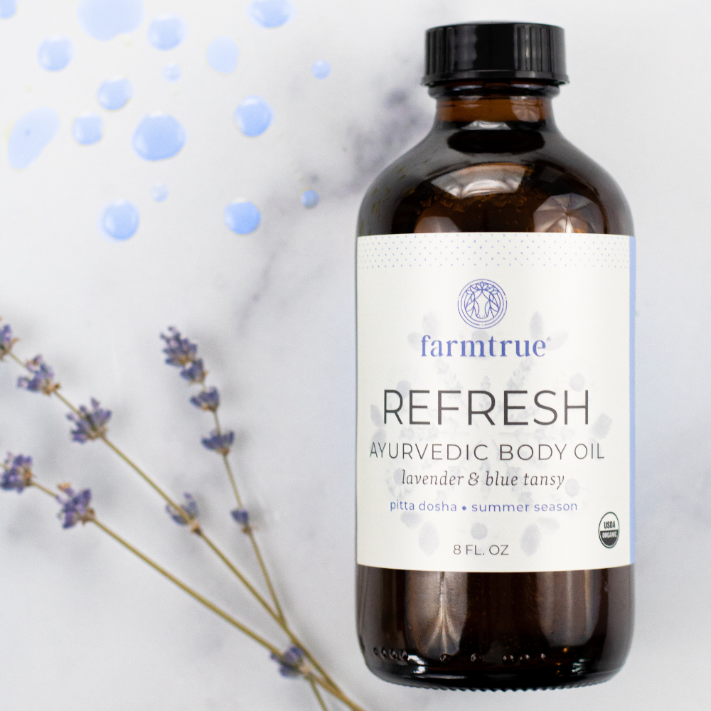 Ayurvedic Body Oil - Refresh - Lavender & Blue Tansy