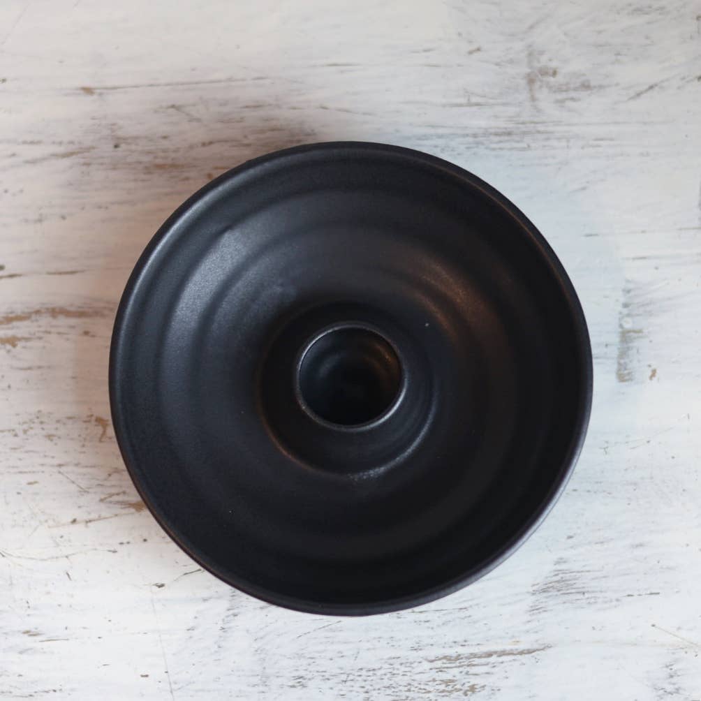 Handmade Ceramic Palo Santo Burning Dish in Black