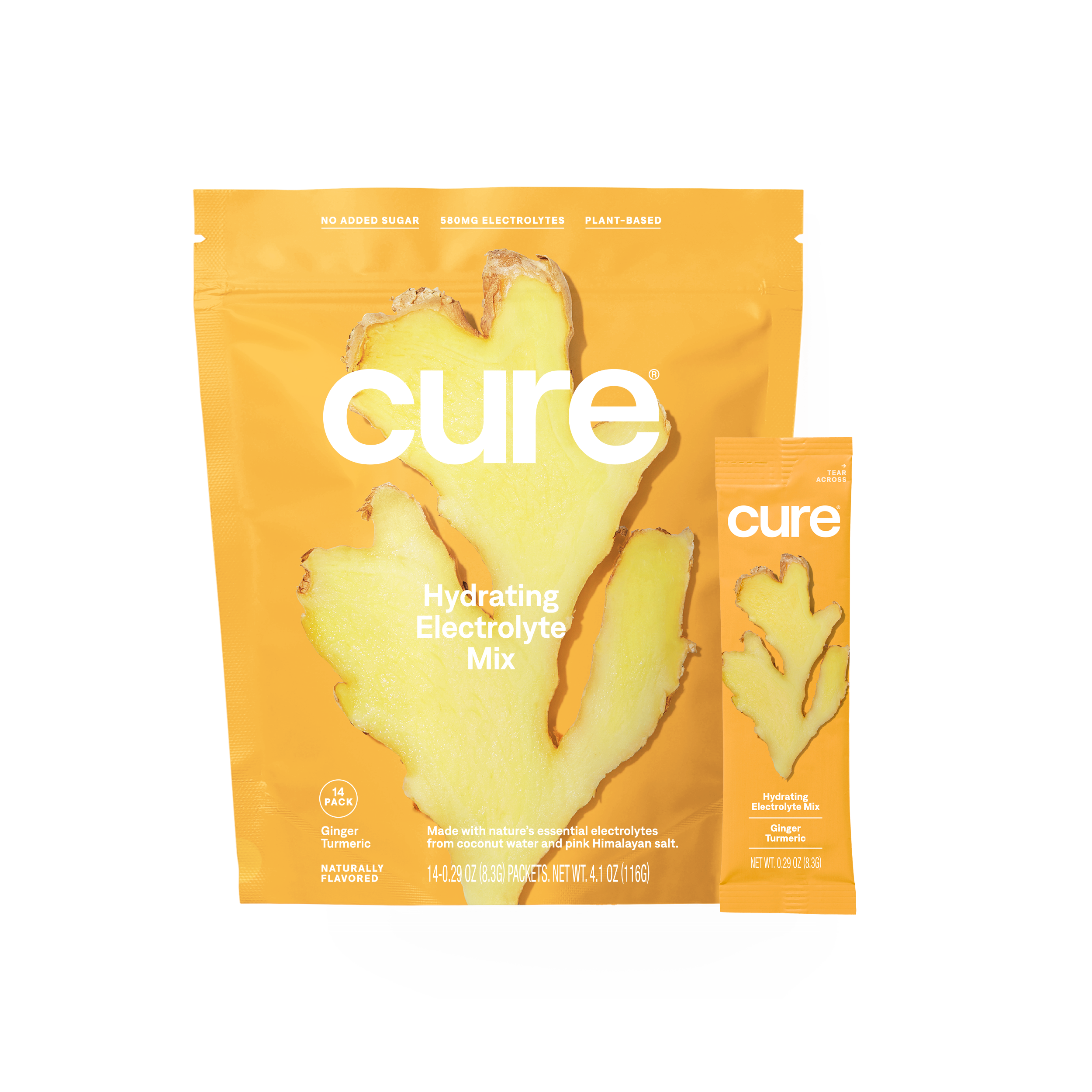 Cure Electrolyte Drink Mix - Ginger Turmeric