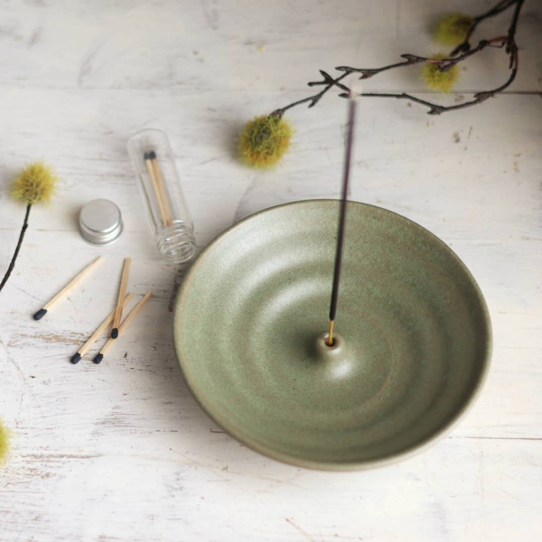 Handmade Ceramic Incense Burning Dish