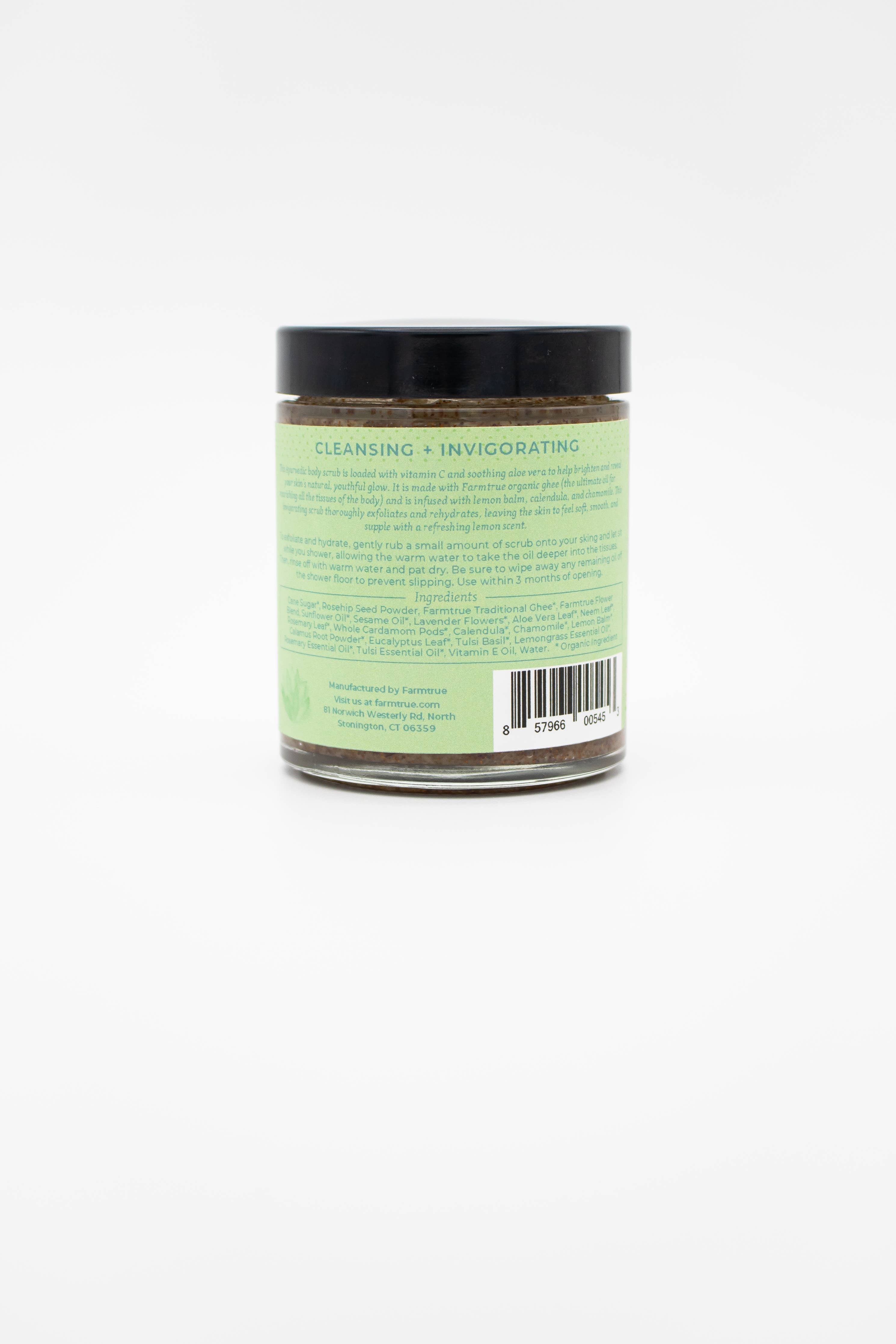 Ayurvedic Body Scrub, Revive (Lemon Balm and Tulsi)