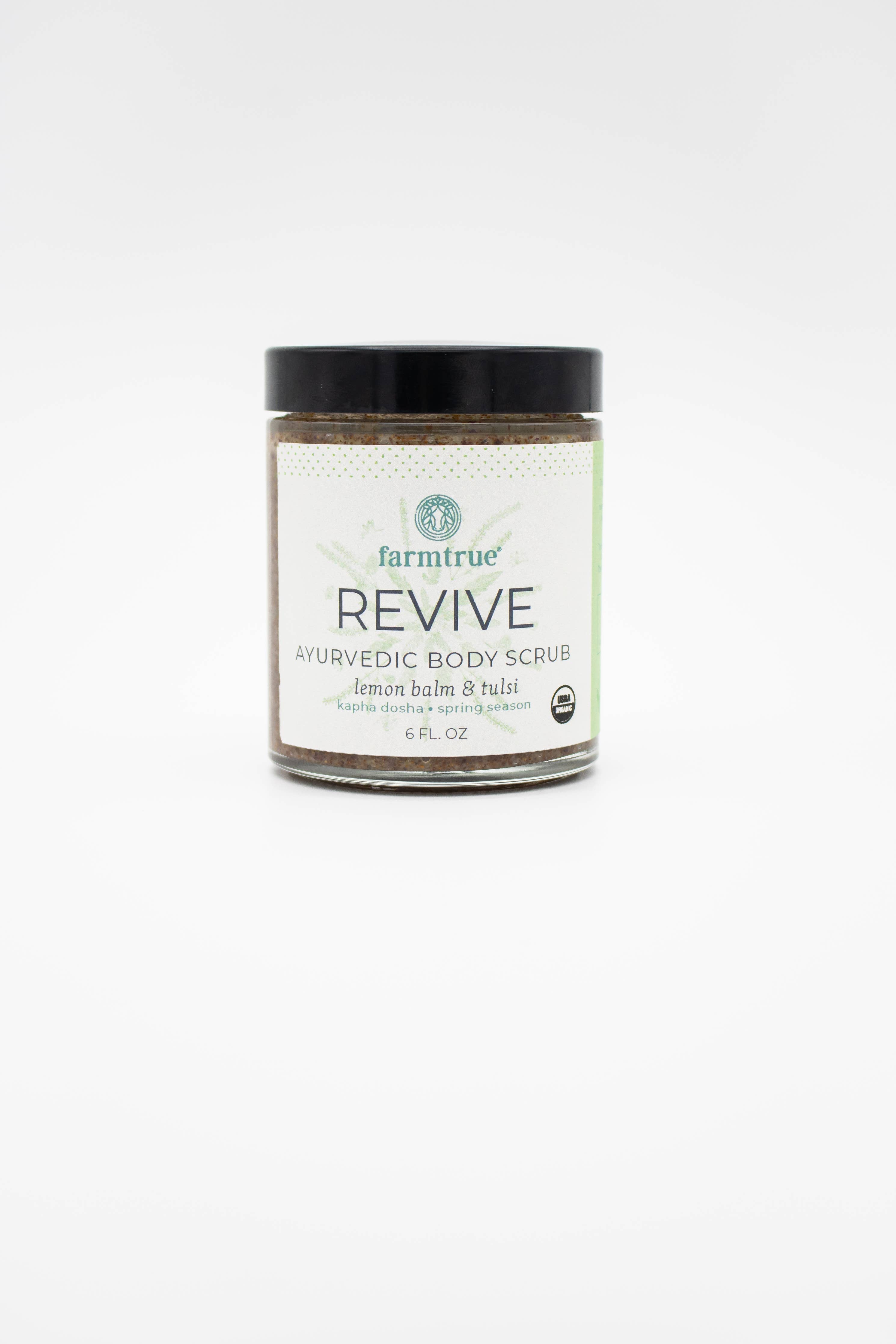 Ayurvedic Body Scrub, Revive (Lemon Balm and Tulsi)