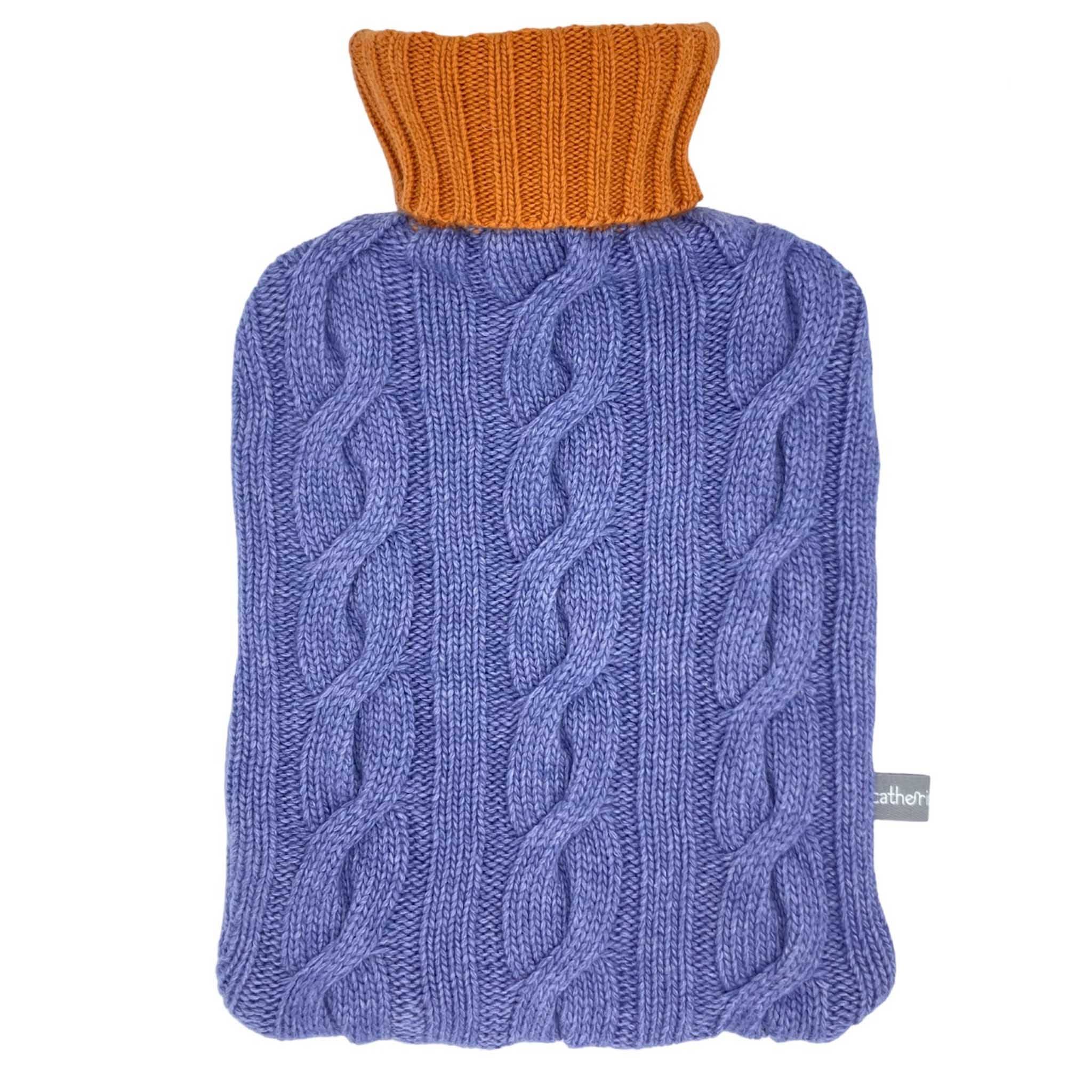 Cashmere Blend Hot Water Bottle Cover & Bottle