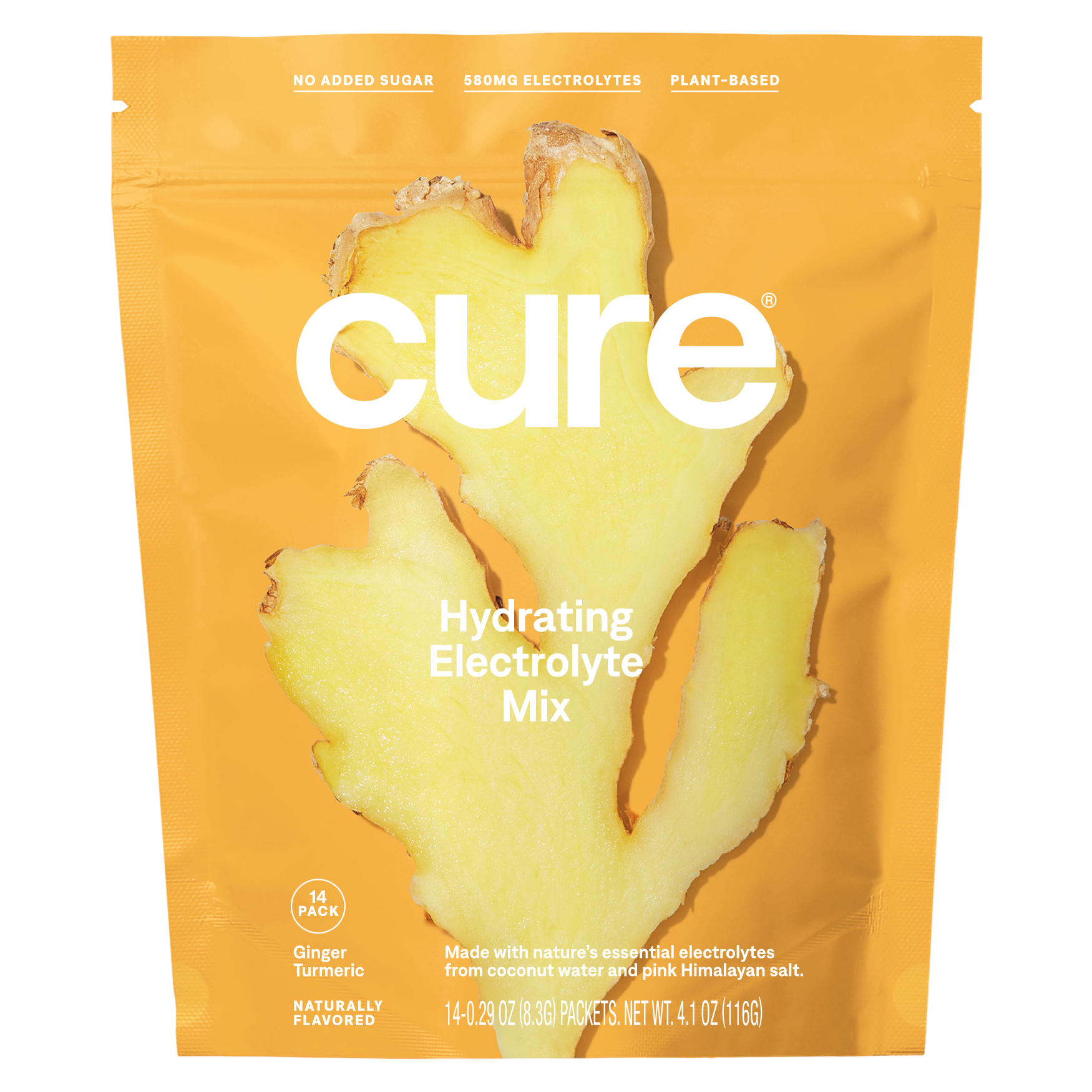 Cure Electrolyte Drink Mix - Ginger Turmeric