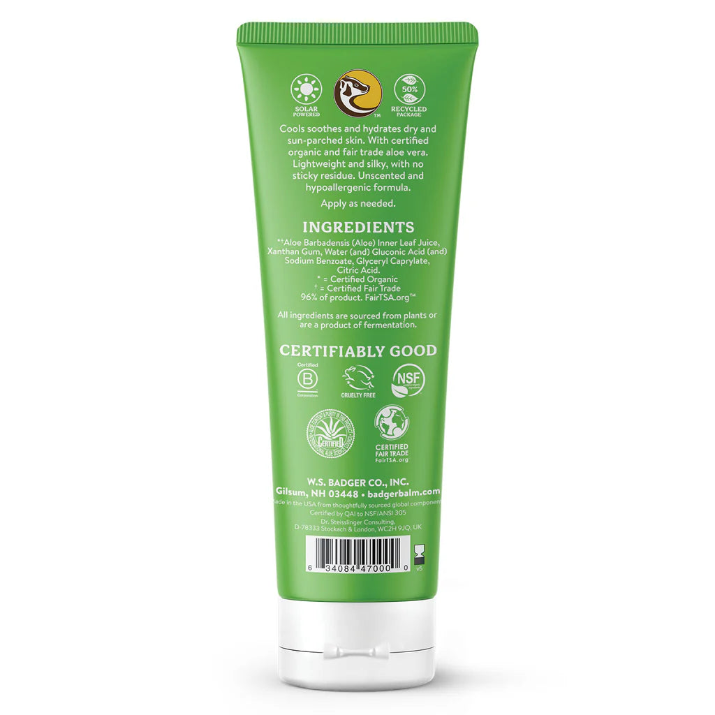 Organic Fair Trade Aloe Vera Gel