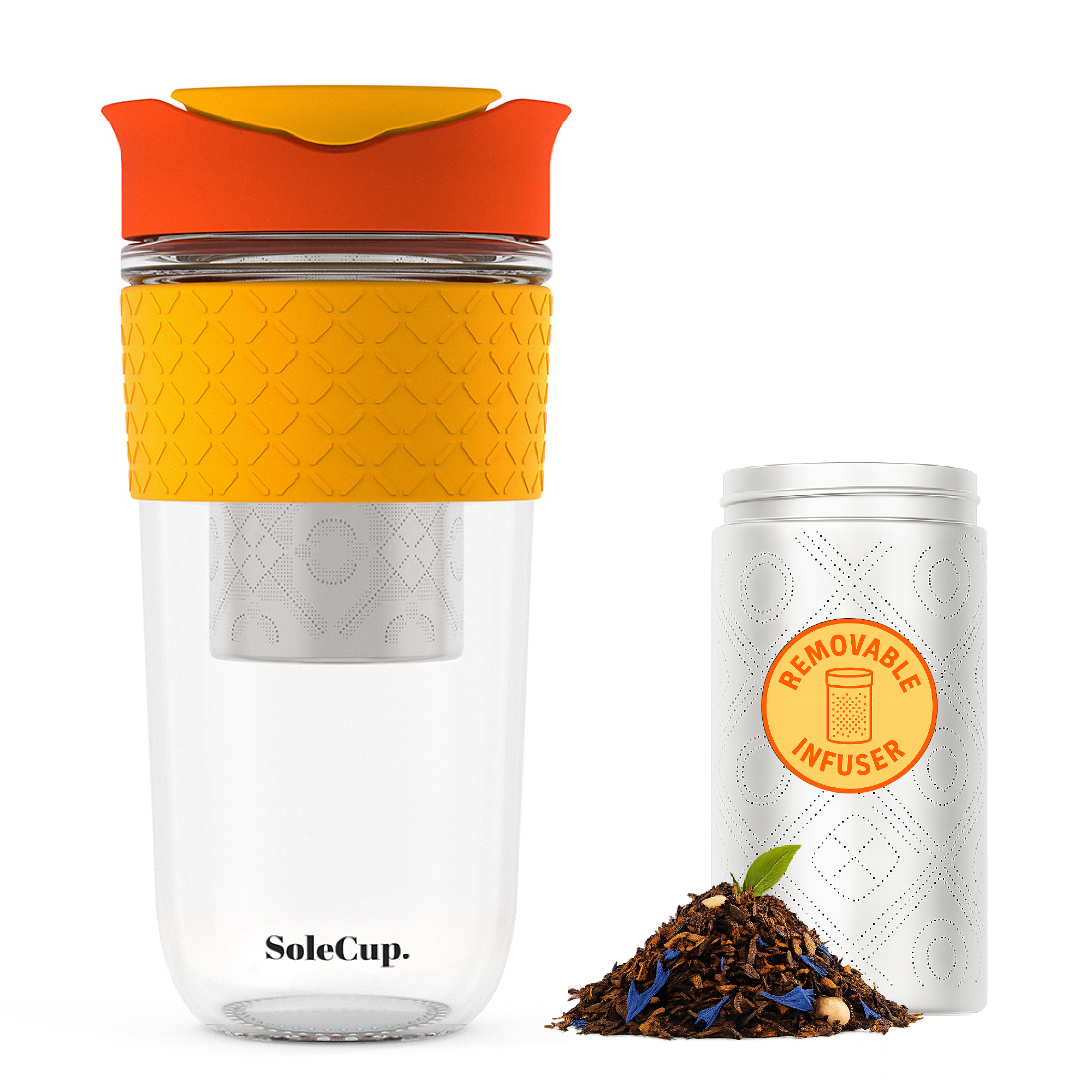 SoleCup Loose Tea Travel Mug with Infuser