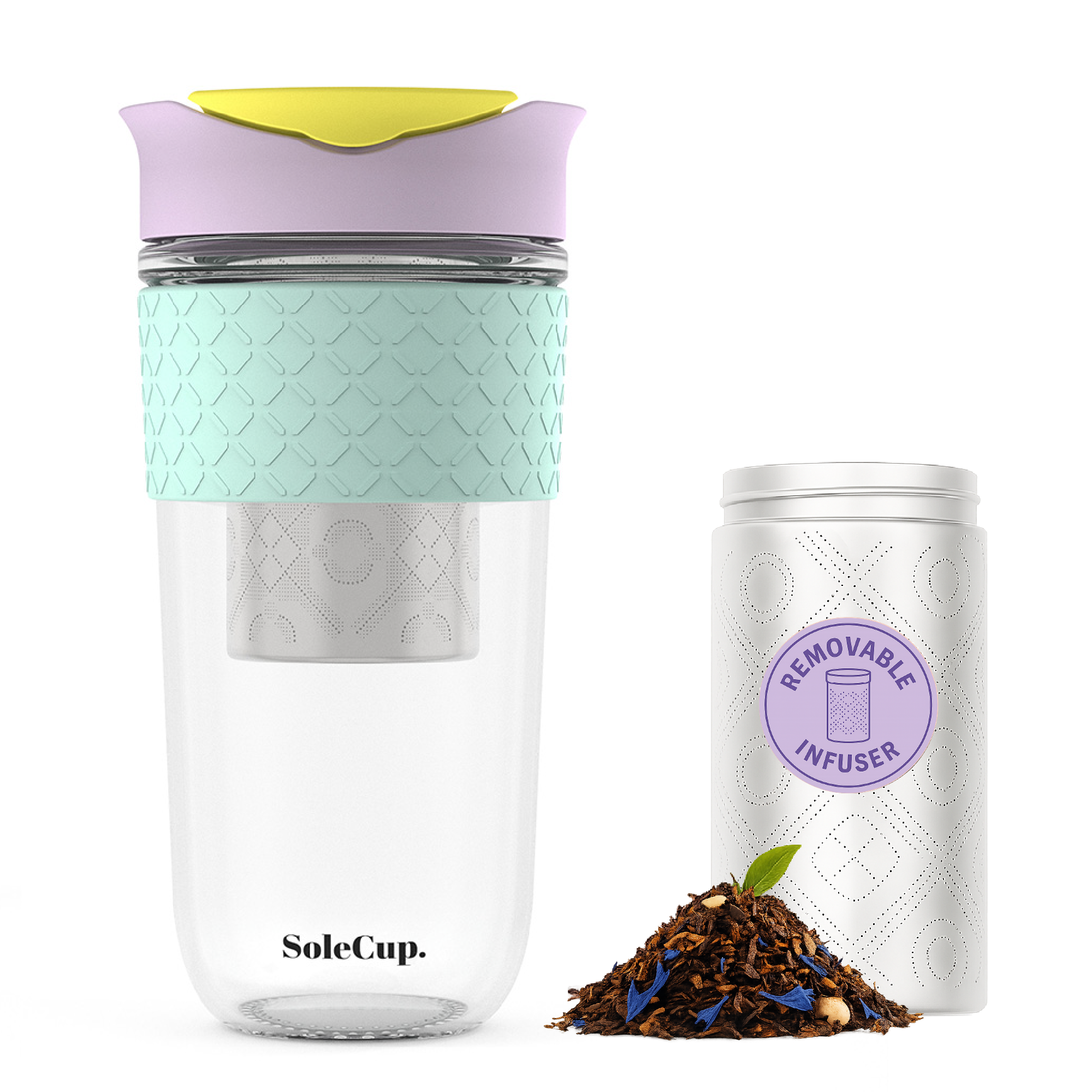 SoleCup Loose Tea Travel Mug with Infuser