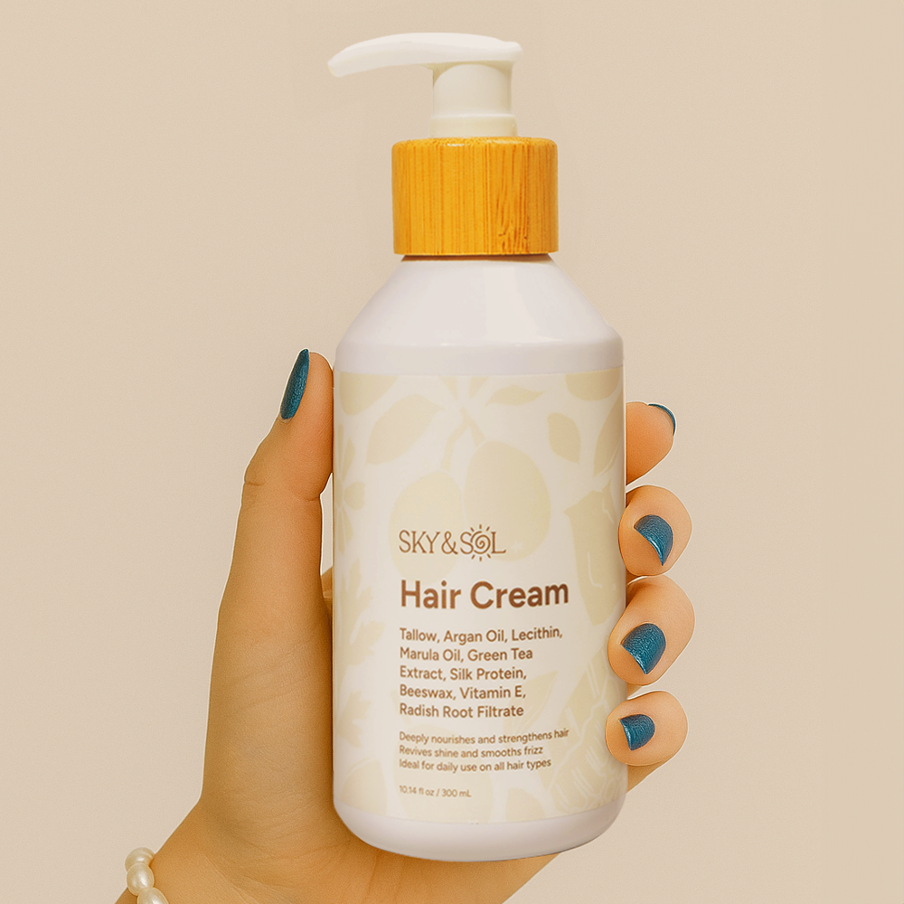 Leave-In Hair Conditioner Cream – Tallow Hair Treatment