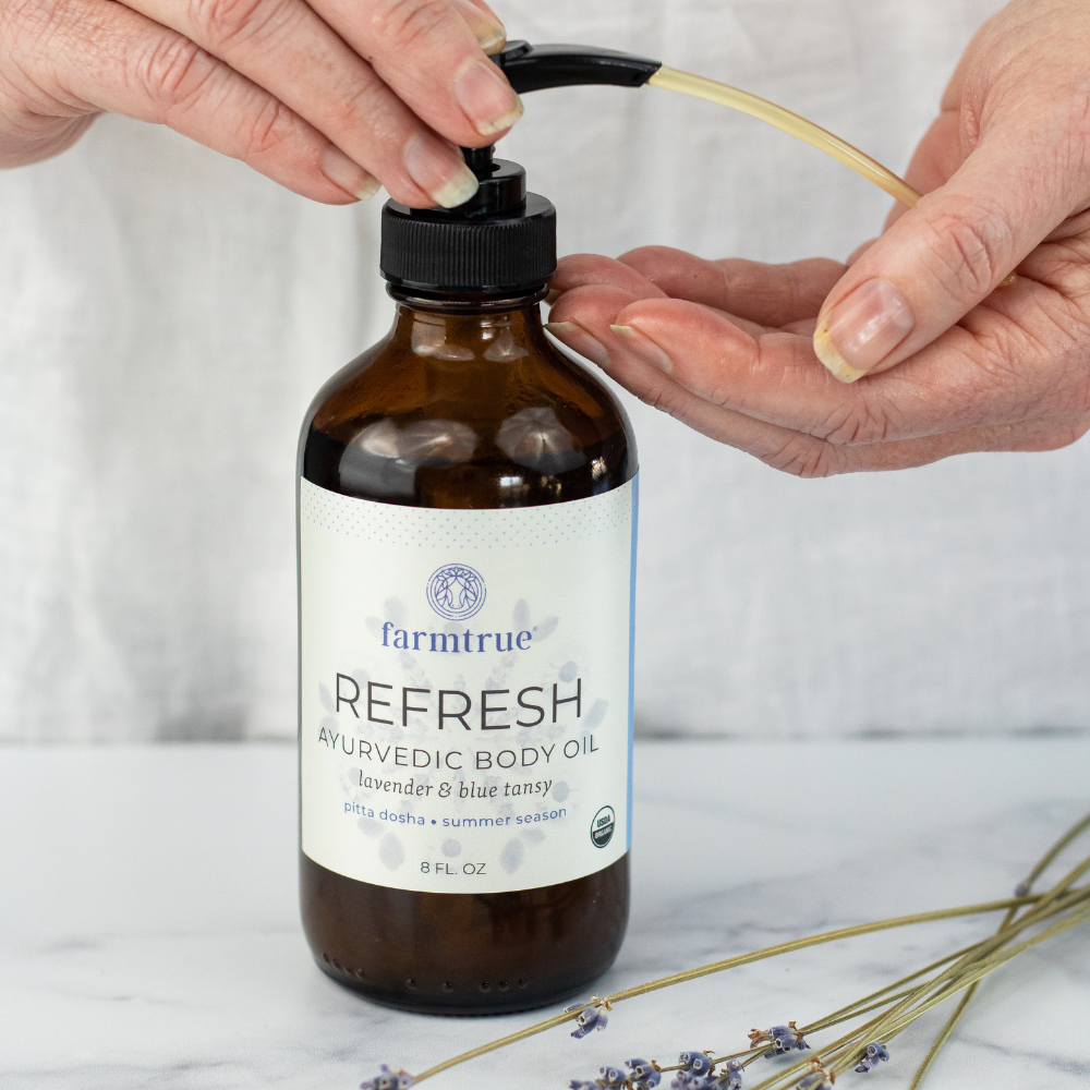 Ayurvedic Body Oil - Refresh - Lavender & Blue Tansy