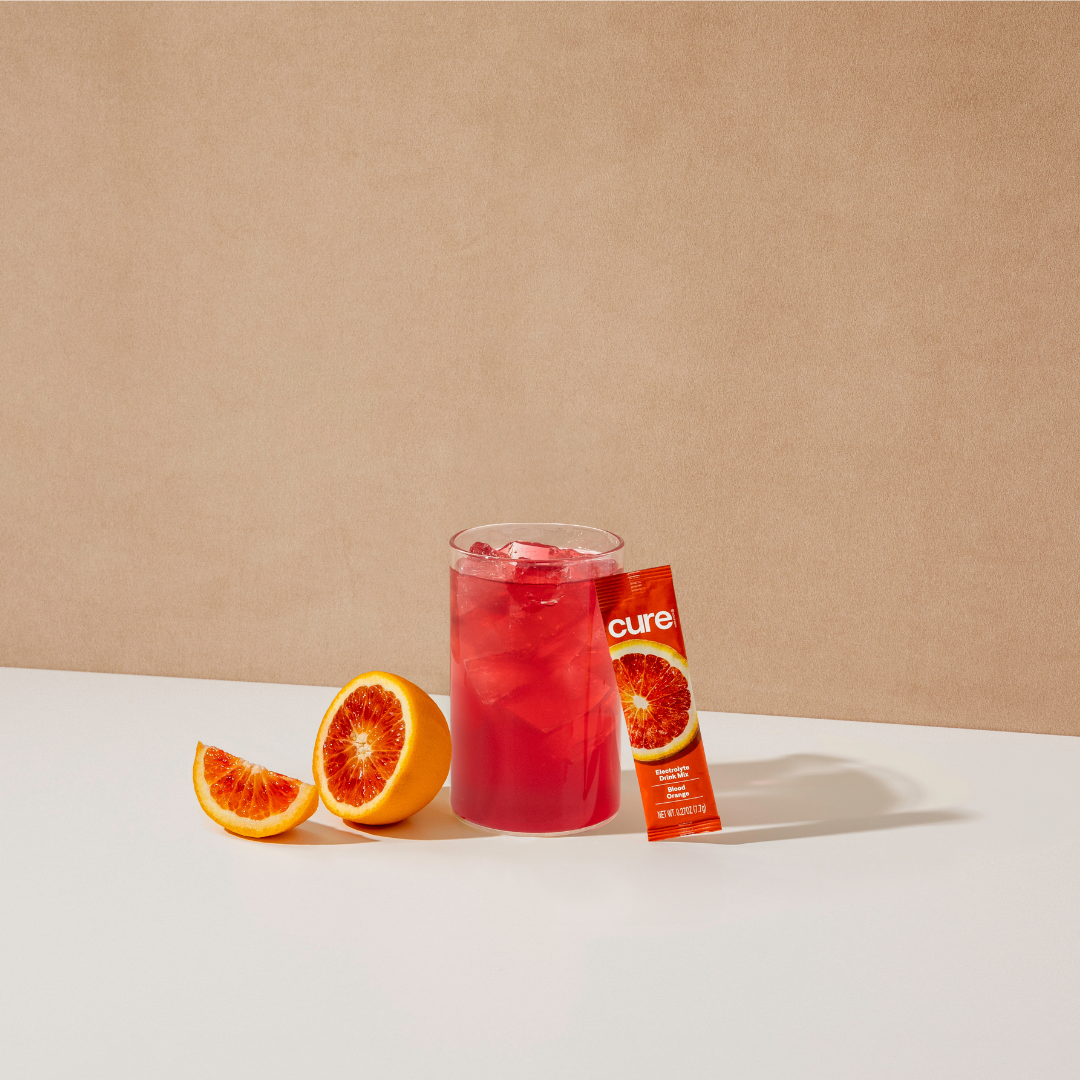 Cure Hydrating Electrolyte Drink Mix in Blood Orange