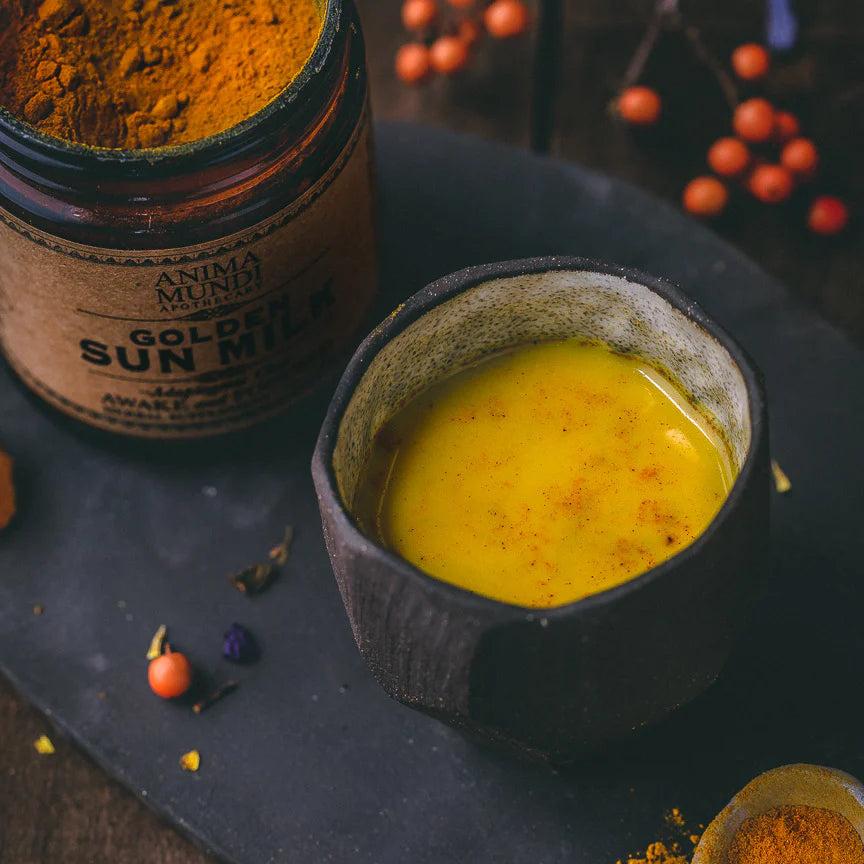 Golden Sun Milk | Energizing Adaptogenic Chai